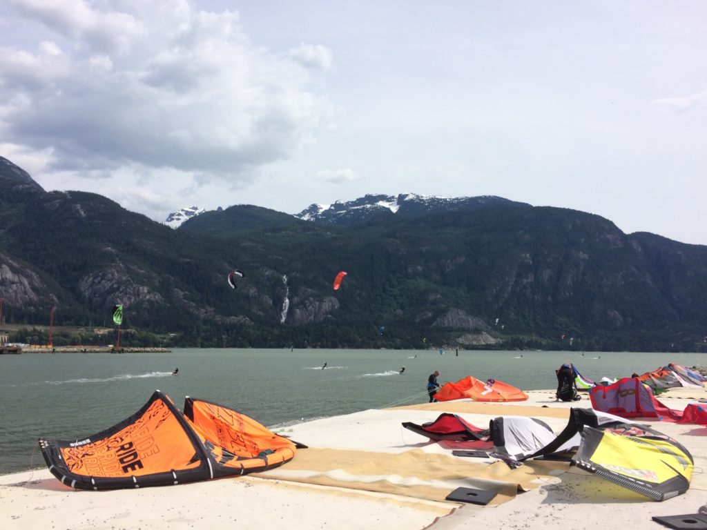 Squamish Kiteboarding at the spit